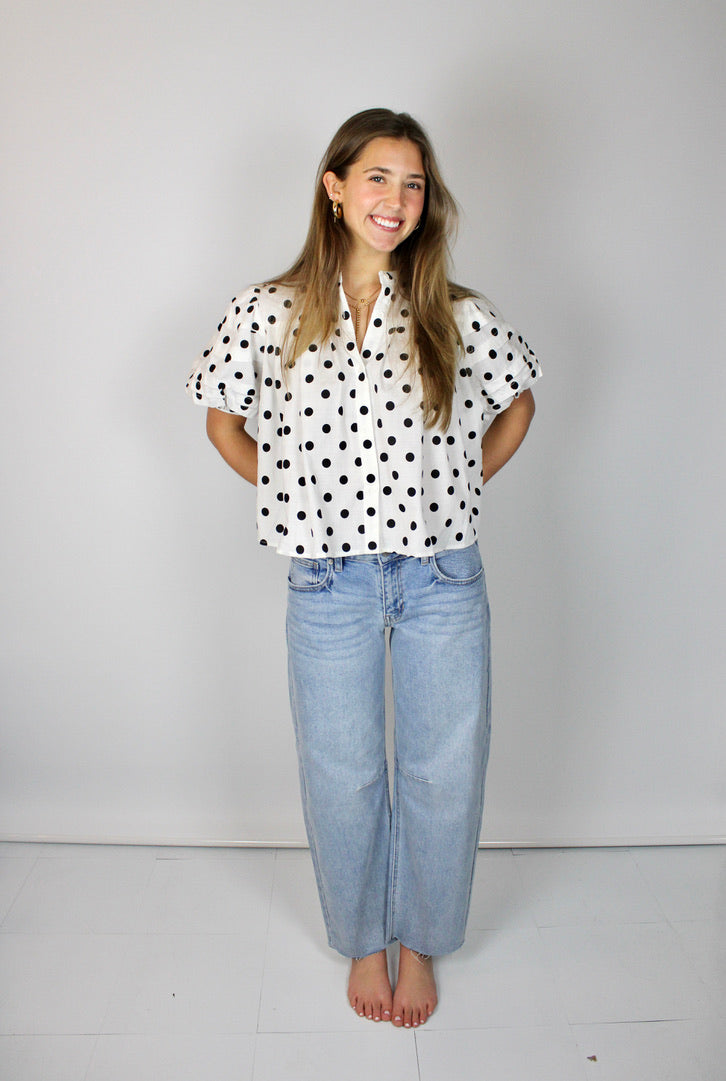 Polka Dot Blouse