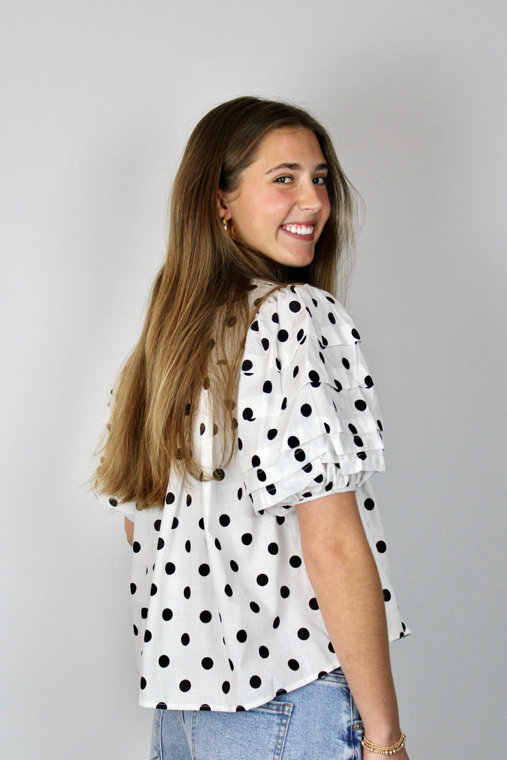 Polka Dot Blouse