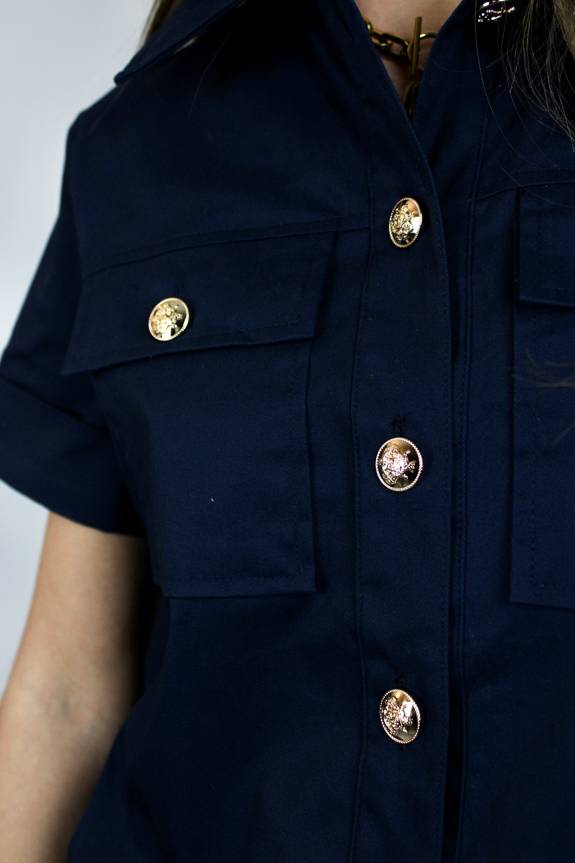 Navy Utility Mini Dress Shop At Home Furnishings Navy Utility Mini Dress Shop At Home Furnishings