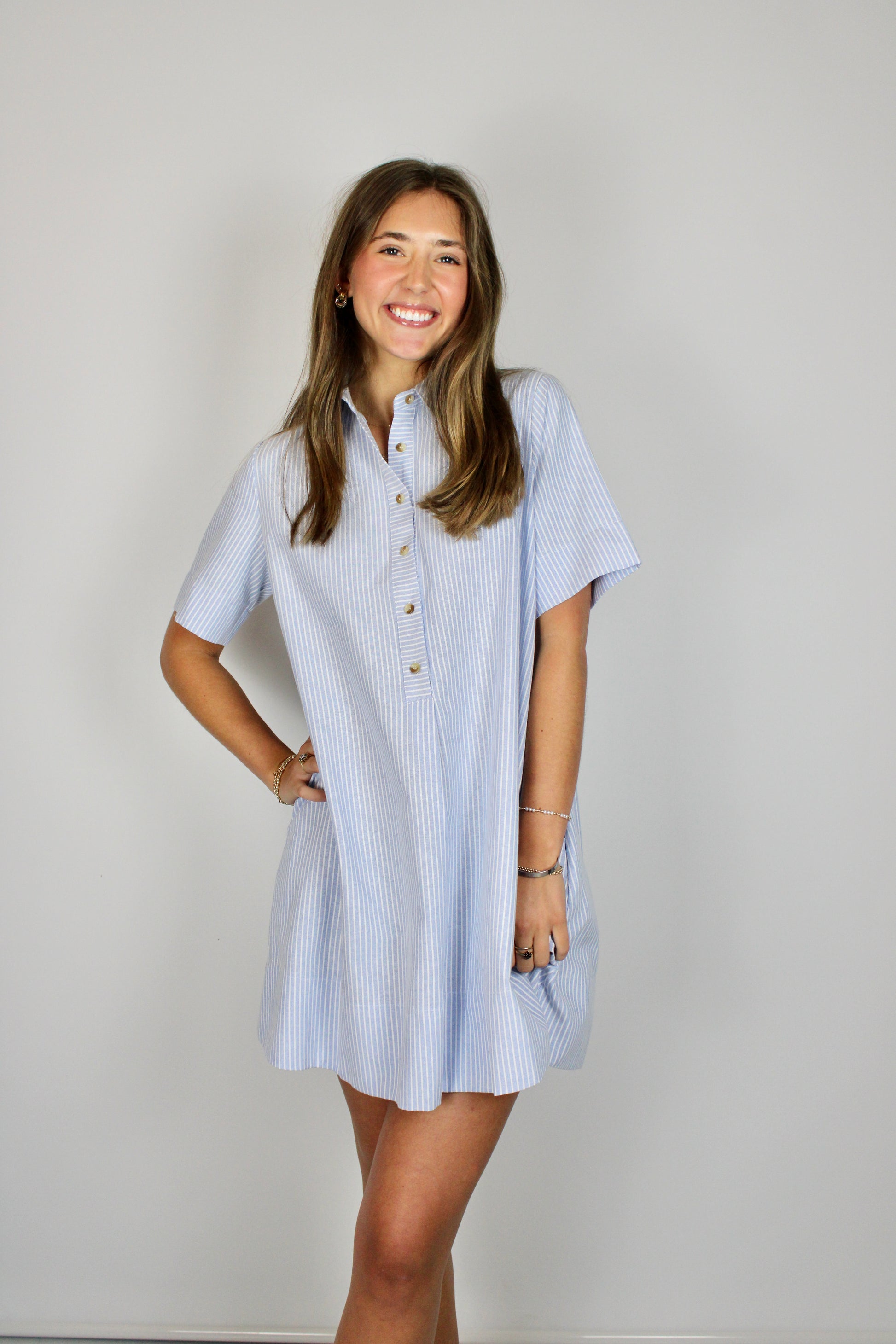 Light Blue Striped Shirt Dress Shop At Home Furnishings Light Blue Striped Shirt Dress Shop At Home Furnishings